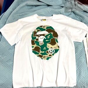 Brand New Medium Camo Double Sided Design Bape Shirt